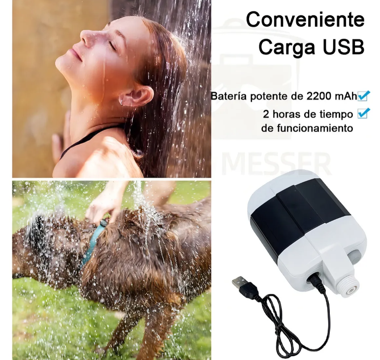 REGADERA PORTATIL CON BOMBA -  MULTIFUNCIONAL