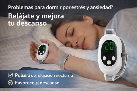 Pulsera Inteligente de Relajación para un Mejor Descanso