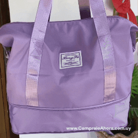 BOLSA DEPORTIVA Y DE VIAJE PLEGABLE 2 EN 1 - MULTIFUNCIONAL